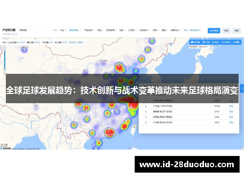 全球足球发展趋势：技术创新与战术变革推动未来足球格局演变